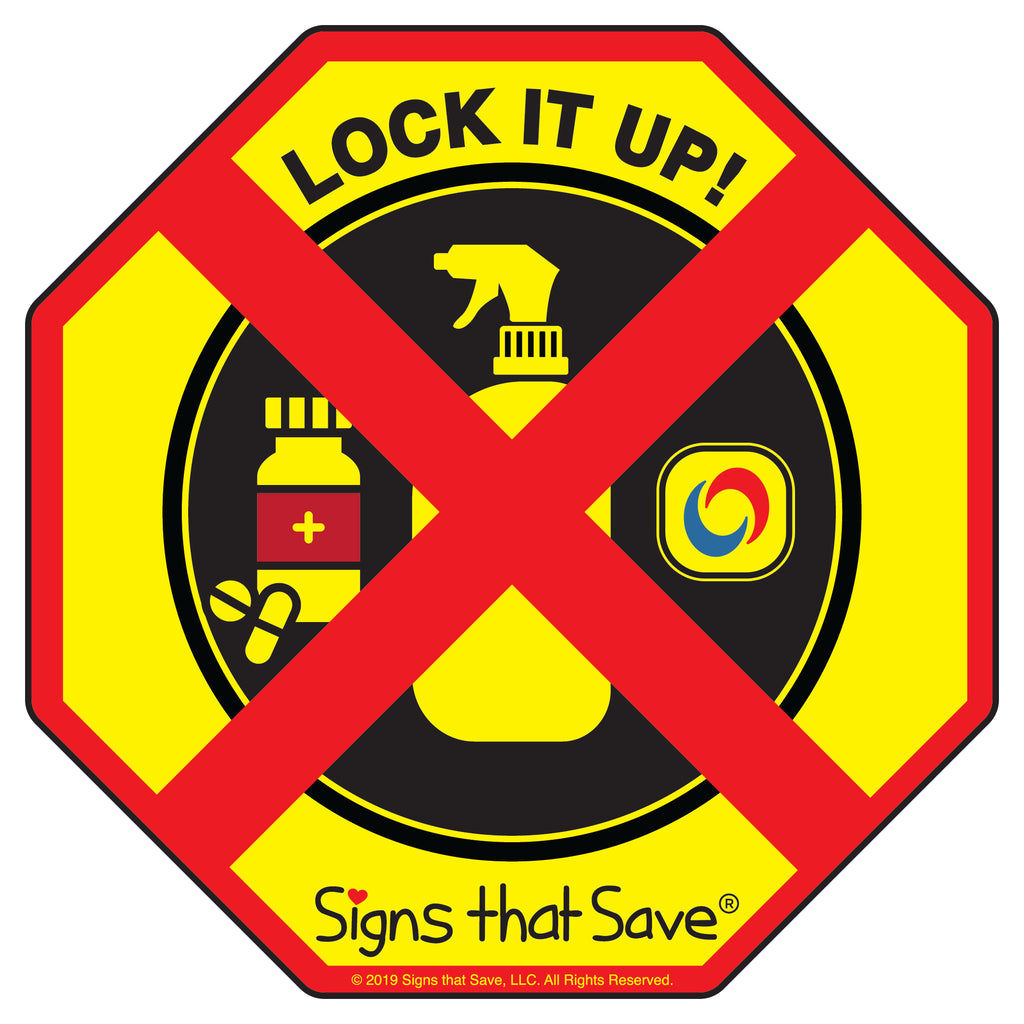 Lock It Up! Sticker Sheet Signs That Save® 